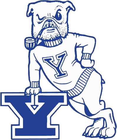 Yale Bulldogs 1972-1995 Primary Logo t shirts iron on transfers